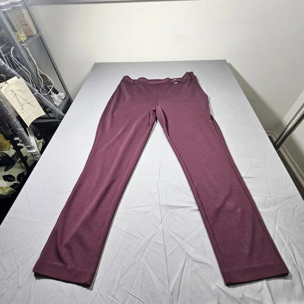 *Michael Kors (MK) Maroon Dress Ankle Trouser Pants Size XL